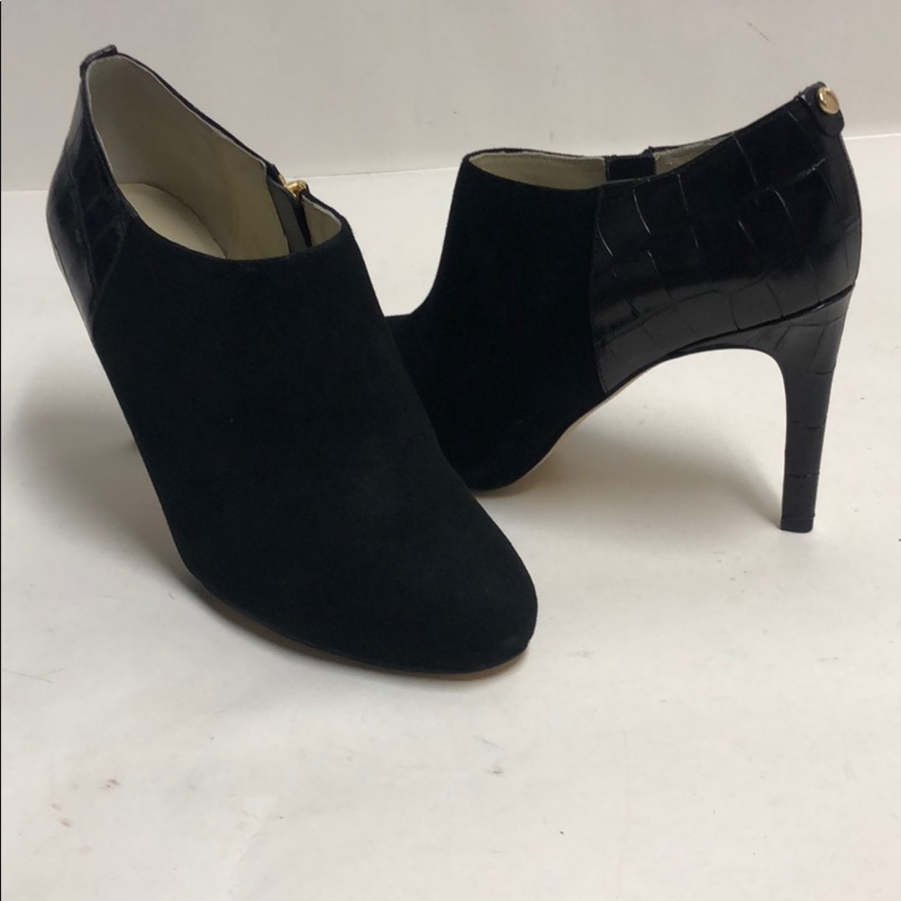 Michael Kors Sammy Ankle Boot Black Suede Booties